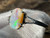 Natural Australian Coober Pedy Opal Ring 14.65 Carat