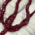 Ruby Faceted Rondelle Beads Necklace 92.55 Carat