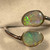 Sterling Silver Flexible Size Opal Ring 9.90 Carat