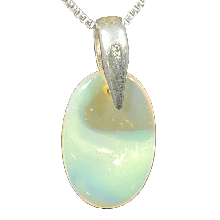 Clear Crystal Opal Pendant 9.70 Carat