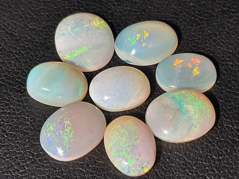 Multicolour Australian Coober Pedi Opal 8 Pc 8.05 Carat