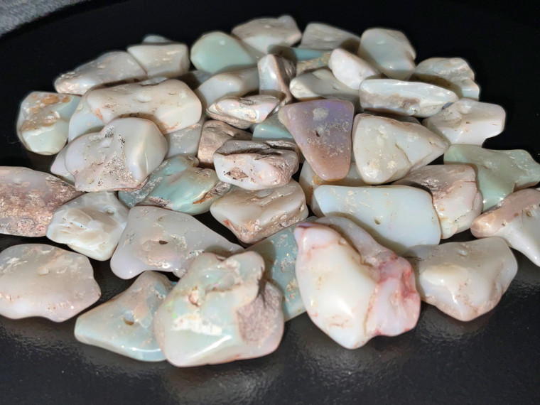 Natural Australian Coober Pedy Tumble Opal Beads