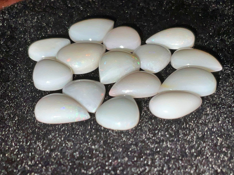 Multicolour Australian Coober Pedy Opal 15 Pc 12.45 Carat