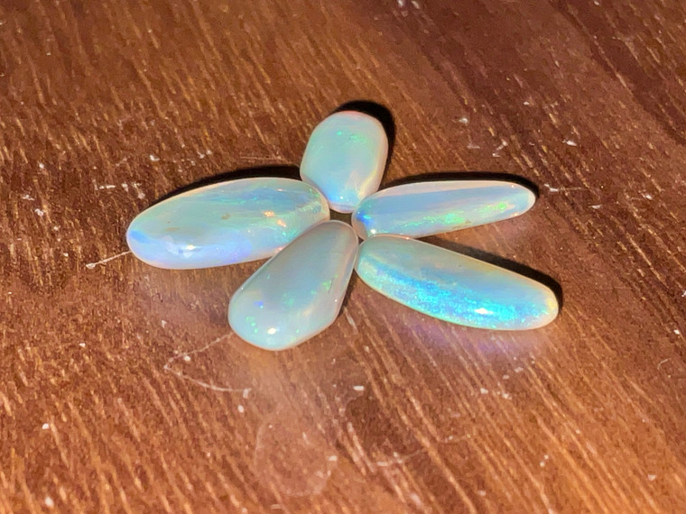 Australian Coober Pedy Opal 6 Pc 3.50 Carat