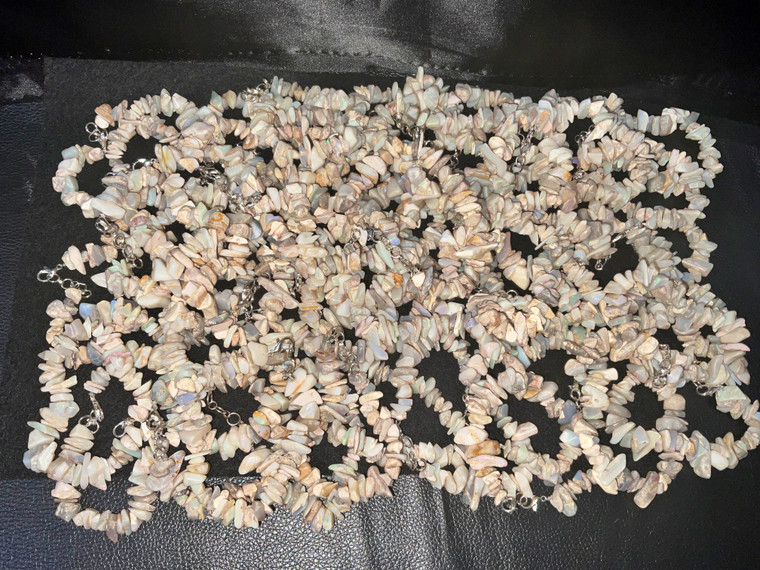 Natural Australian Coober Pedy Tumble Opal Bracelet