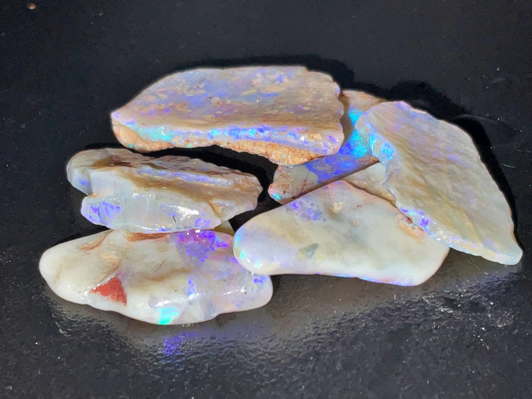Australian Lightning Ridge Dark Small Rough Opal 20.90 Carat