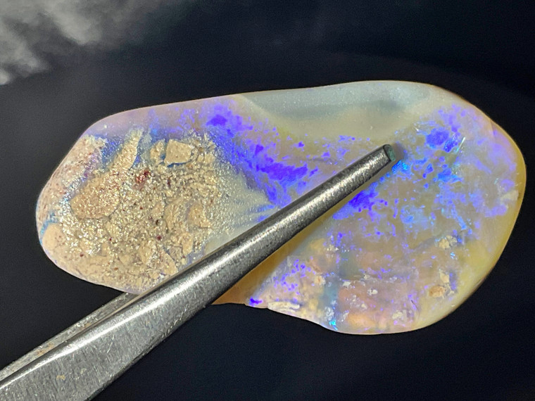 Australian Lightning Ridge Dark Rough Opal 36.0 Carat