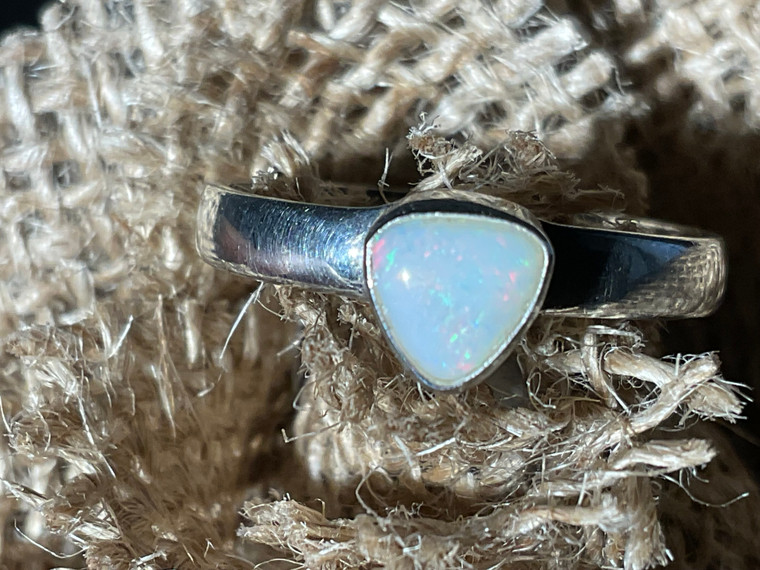 Natural Australian Coober Pedy Opal Ring 13.35 Carat