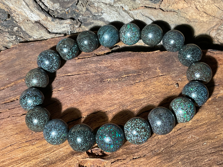 Australian Handmade Matrix Opal Stretchy Bracelet 119.90 Carat