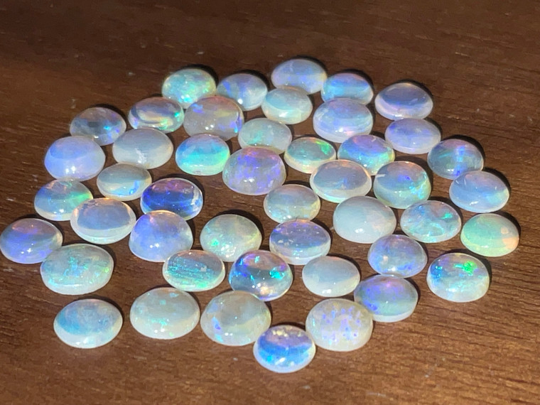 Australian Coober Pedy Multicolour Fire Small Size Opal 7.45 Carat