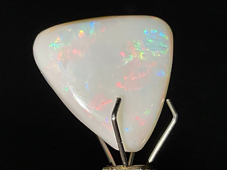 Multicolour Australian Coober Pedy Solid White Opal 7.05 Carat