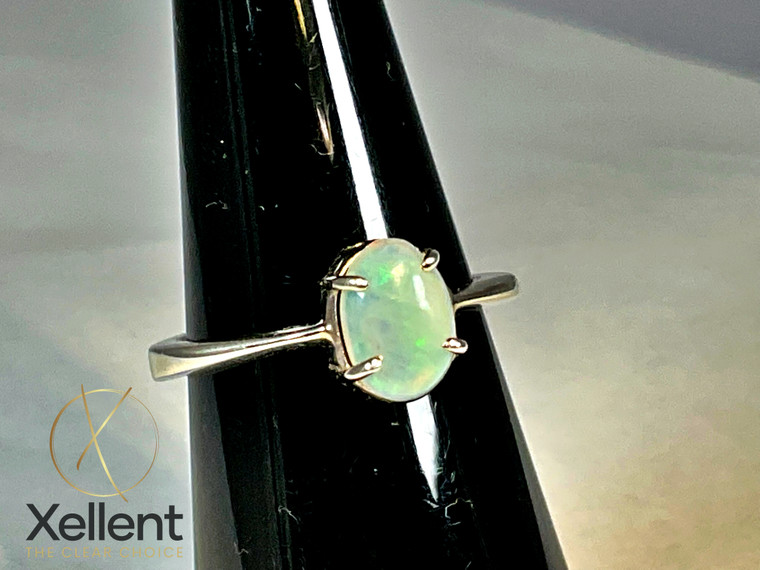 sterling silver opal ring 12.30 Carat