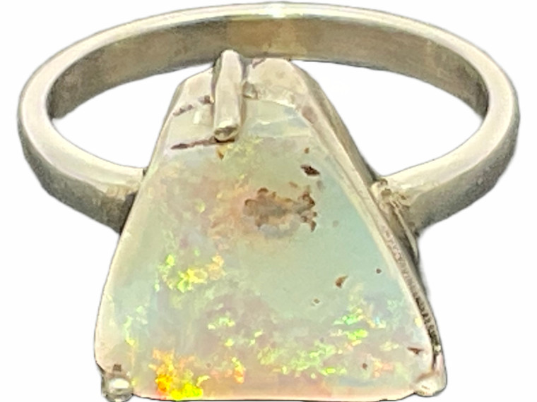 Sterling Silver Opal Ring 17.2 Carat