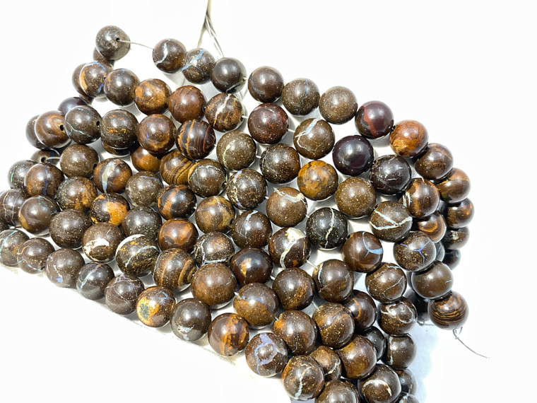 Australian Boulder Opal Beads 8mm to 9mm