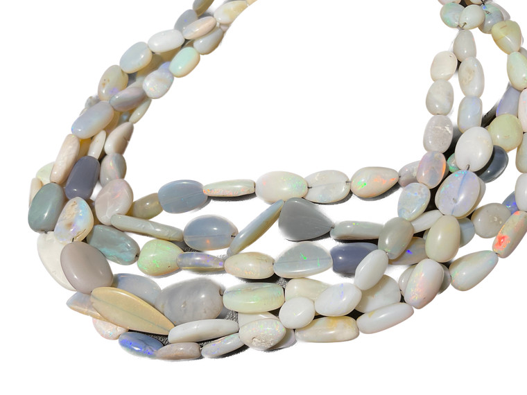 Oval Shape Smooth Cut  Opal Beads 6mm to 20mm