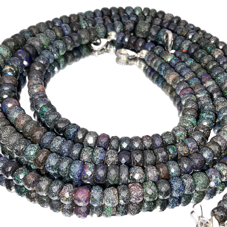 Matrix Opal Beaded Necklace 123 Carat