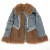 Billie Jean Denim and Fox Fur Jacket