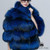 Cookie Monster Fox Fur Coat