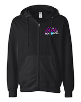 heart of rock and roll hoodie front image