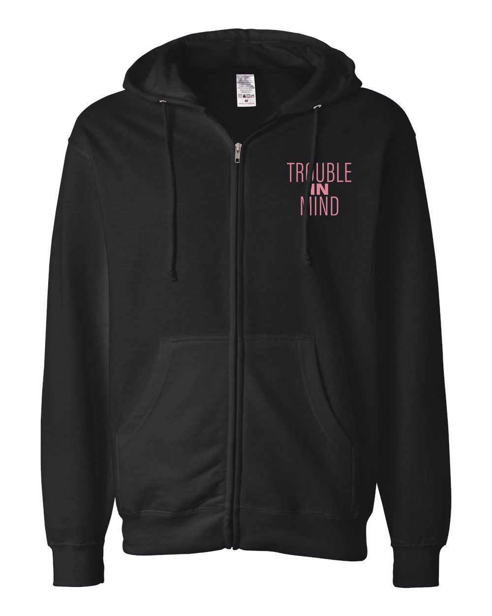 Trouble In Mind Unisex Hoodie Front