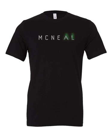 MCNEAL logo tee front