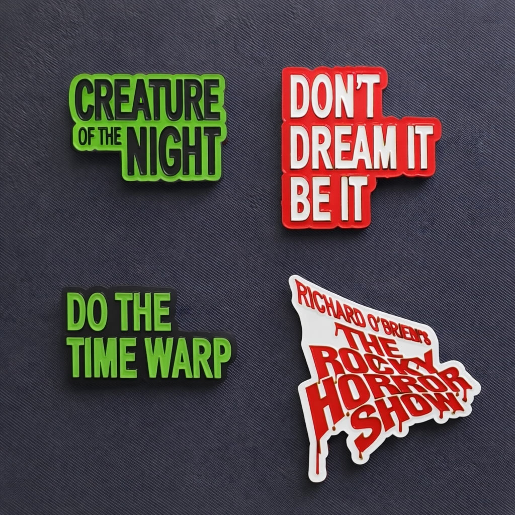 rocky horror show lapel pin set image