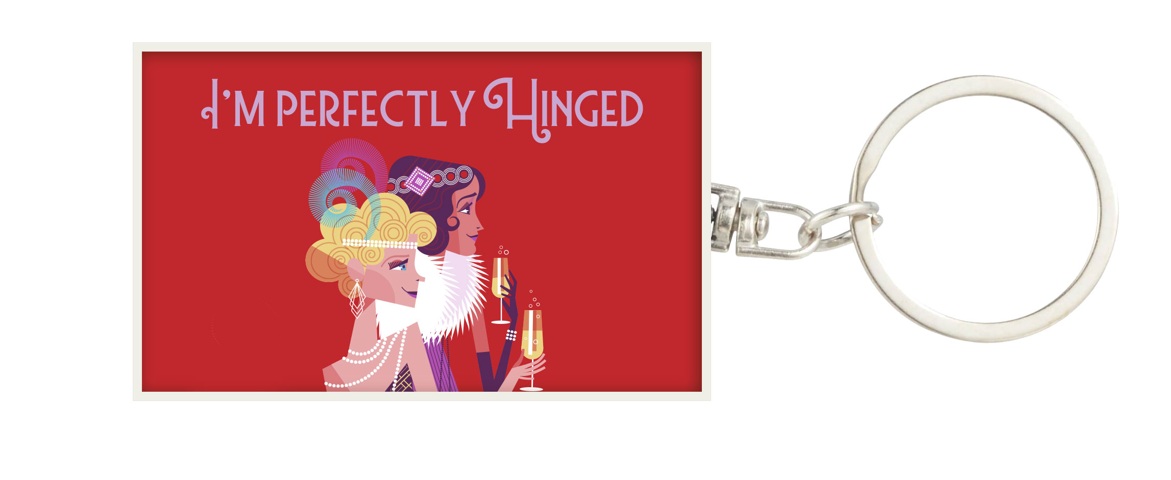 fallen angels keychain side 1 image