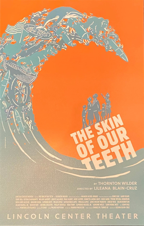 the skin of our teeth poster