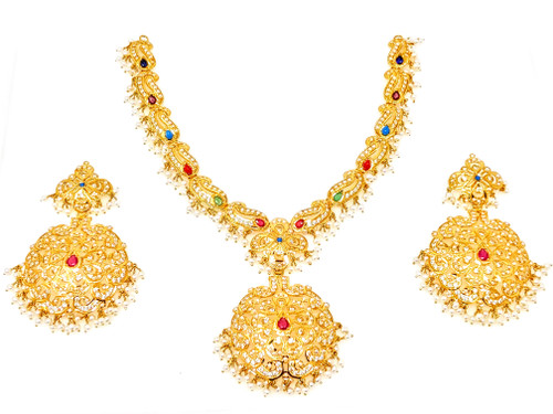 22kt Necklace Set - 000109