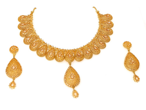 22kt Necklace Set - 000116