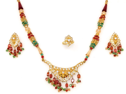 22kt Necklace Set - 000126