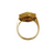 Silver Alaisallah Ring Hexagon (Gold Plated)