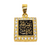 Silver Alaisallah Pendant Square (Gold Plated)