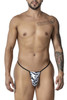 99877 CandyMan Men's Zebra Print Thong