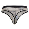 99885 CandyMan Men's Sun Moon Thong Color Nude-Black