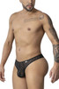 99894 CandyMan Men's Geometric Mesh Thong Color Black