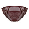99914 CandyMan Men's  Lace Briefs Color Burgundy