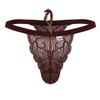 99915 CandyMan Men's Lace Thong Color Burgundy