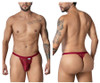 99915 CandyMan Men's Lace Thong Color Burgundy