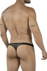 2123 Pikante Men's Gold Cup Thong Color Black
