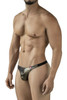 2123 Pikante Men's Gold Cup Thong Color Black