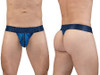 Men’s MAX BOLD SE G-String – Sleek Bold Sculpting Sexy Underwear (Mid Blue) by ErgoWear