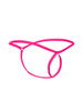 Men’s Tear Drop Thong – Sleek Bold Sculpting Sexy Underwear (Hot Pink) by MaleBasics