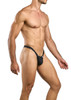 Men’s Y Buns Thongs – Sleek Bold Sculpting Sexy Underwear (Black) by MaleBasics