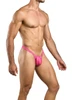 Men’s Y Buns Thongs – Sleek Bold Sculpting Sexy Underwear (Hot Pink) by MaleBasics