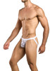 Men’s Sexy Jockstrap – Sleek Bold Sculpting Sexy Underwear (White Lace) by MaleBasics