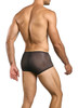 Men’s Loop Cheeky Trunks – Sleek Bold Sculpting Sexy Underwear (Black Mesh) by MaleBasics