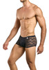 Men’s Classic Pouch Trunks – Sleek Bold Sculpting Sexy Underwear (Black Lace) by MaleBasics