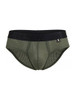 Men’s Microfiber Mesh Briefs – Sleek Bold Sculpting Sexy Underwear (Military Green) by Xtremen