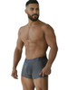 Men’s Microfiber Mesh Boxer Briefs – Sleek Bold Sculpting Sexy Underwear (Gray) by Xtremen